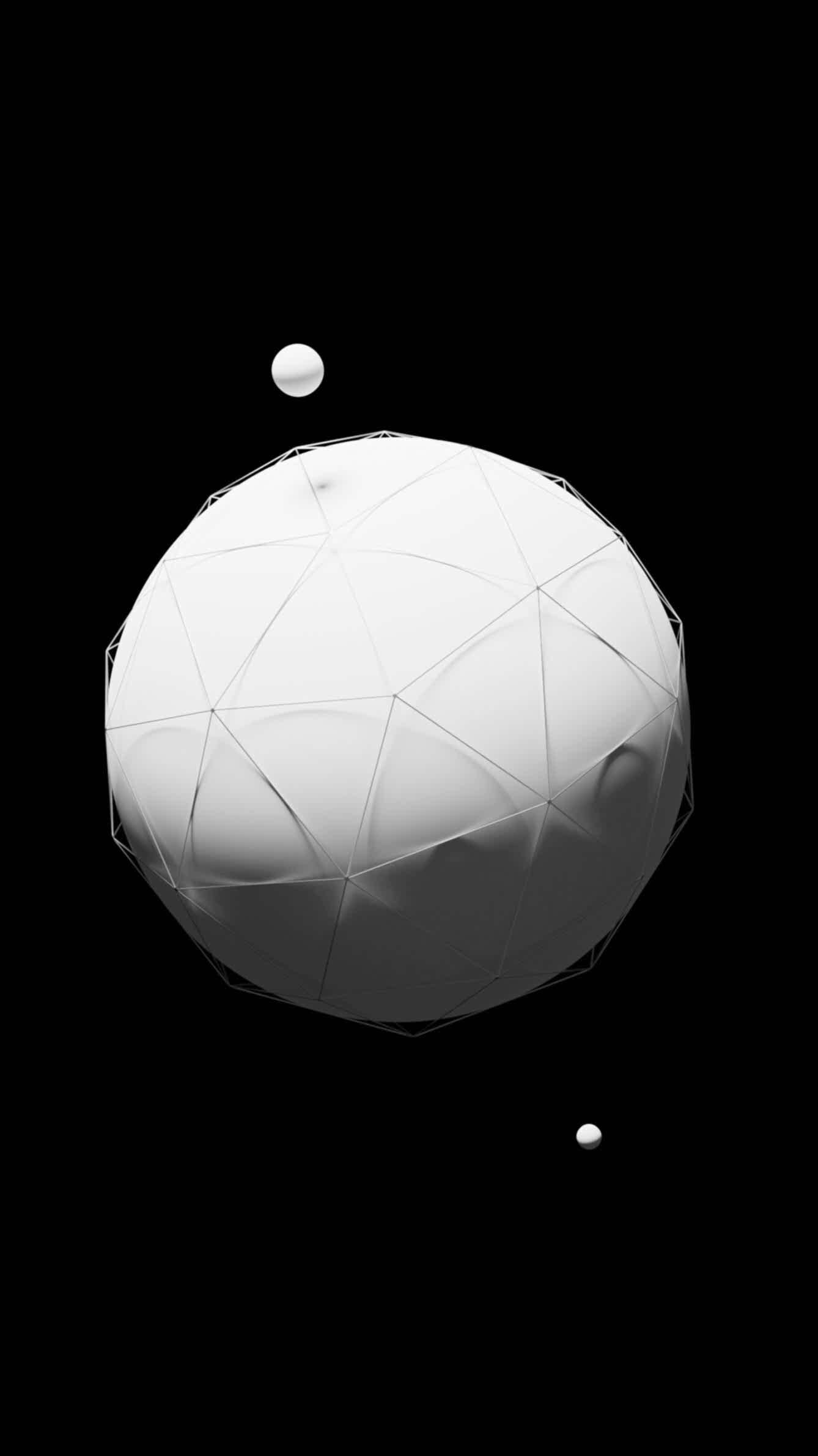 White sphere