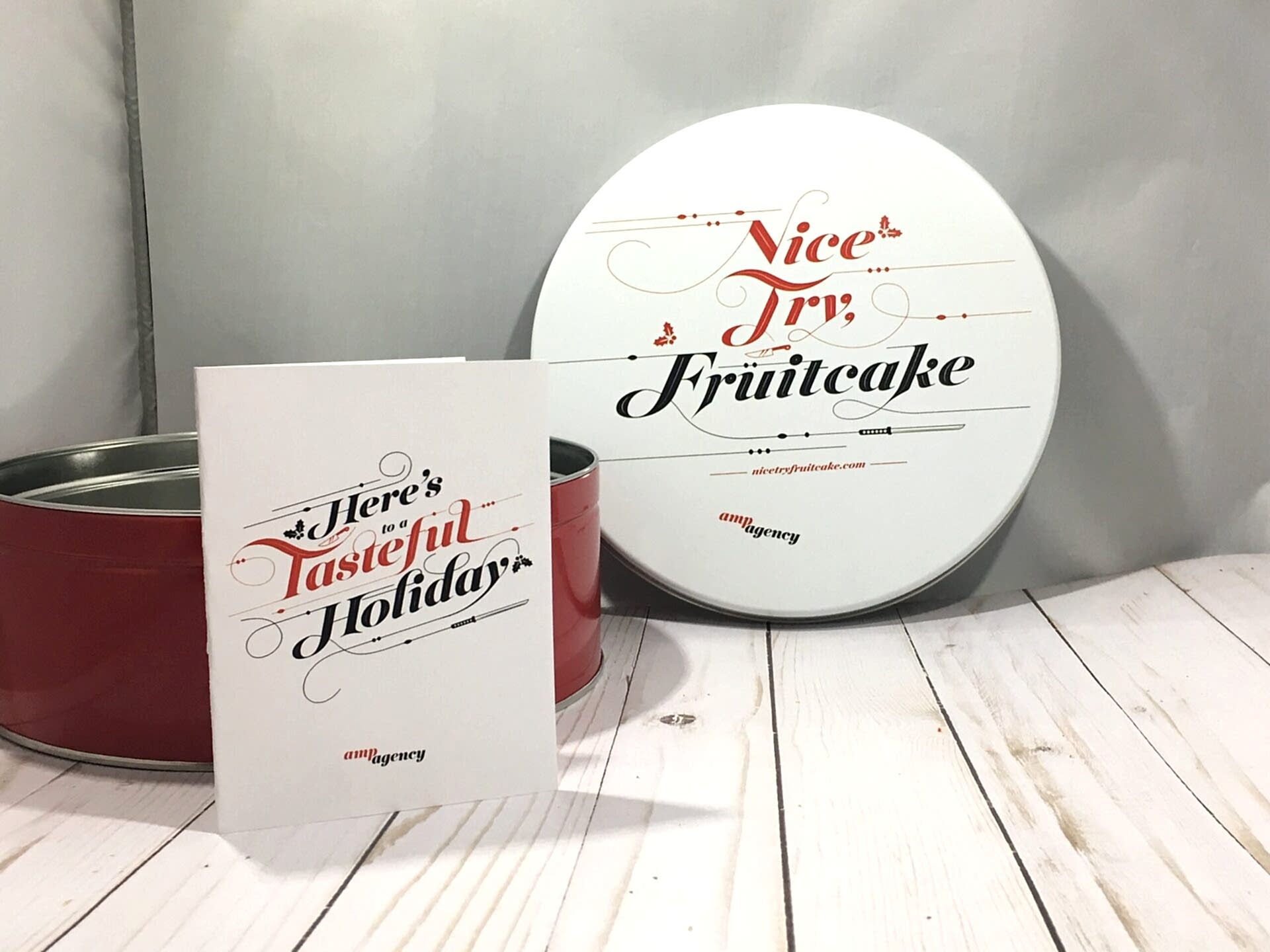 Holiday Tin and Card